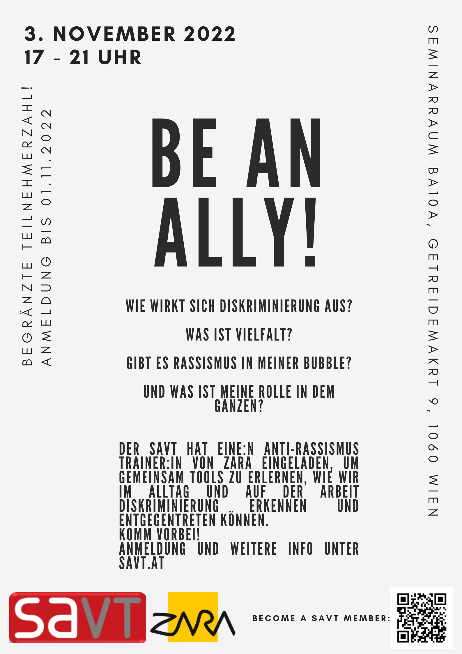 BE AN ALLY!